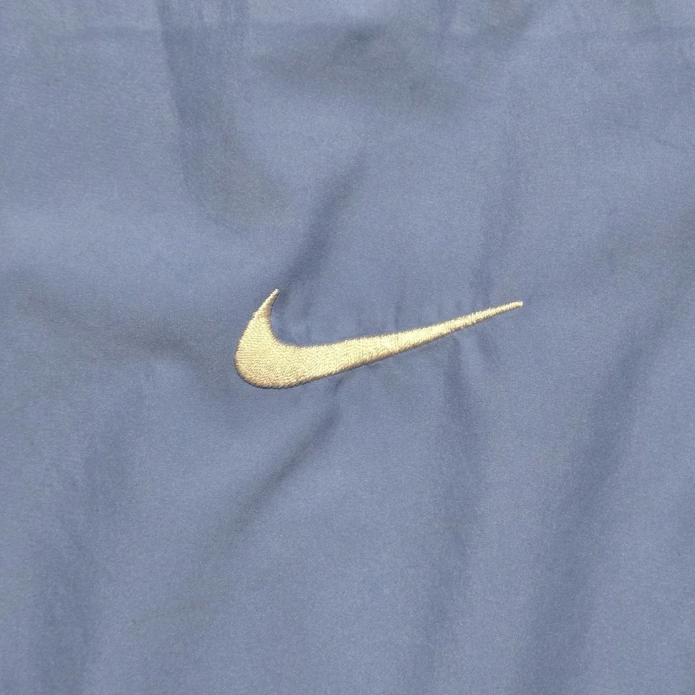 Rare Nike Tulane University Green Wave 1/2 Zip Wind Jacket Mens XL Baby Blue EUC